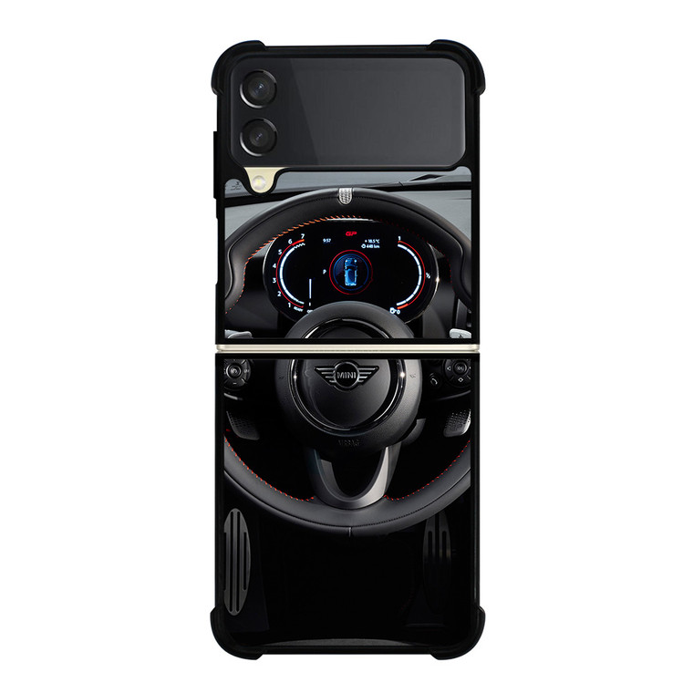 MINI COOPER STEERING WHEEL 2 Samsung Z Flip 3 Case MINI COOPER STEERING WHEEL 2 Samsung Z Flip 3 Case