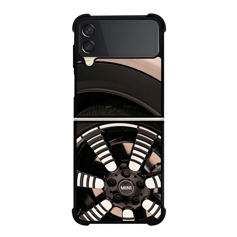 MINI COOPER WHEEL Samsung Z Flip 3 Case