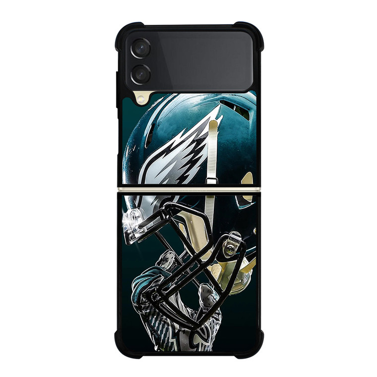 PHILADELPHIA EAGLES HELMET Samsung Z Flip 3 Case