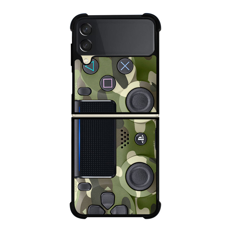 PS4 CONTROLLER CAMO Samsung Z Flip 3 Case