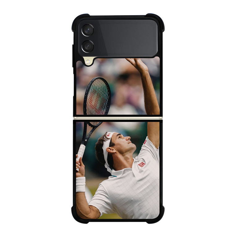 ROGER FEDERER SERVE Samsung Z Flip 3 Case