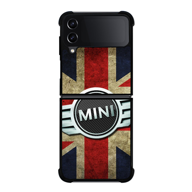 MINI COOPER LOGO 3 Samsung Z Flip 4 Case MINI COOPER LOGO 3 Samsung Z Flip 4 Case