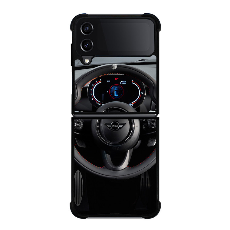 MINI COOPER STEERING WHEEL 2 Samsung Z Flip 4 Case MINI COOPER STEERING WHEEL 2 Samsung Z Flip 4 Case