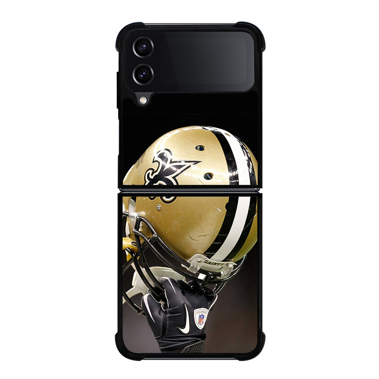 NEW ORLEANS SAINTS HELMET Samsung Z Flip 4 Case