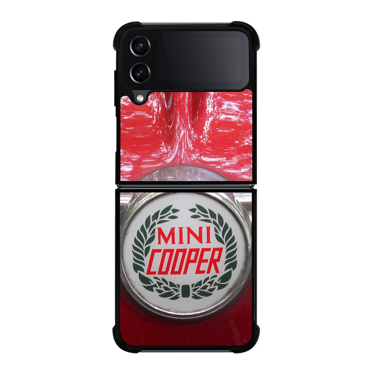 RED MINI COOPER LOGO Samsung Z Flip 4 Case