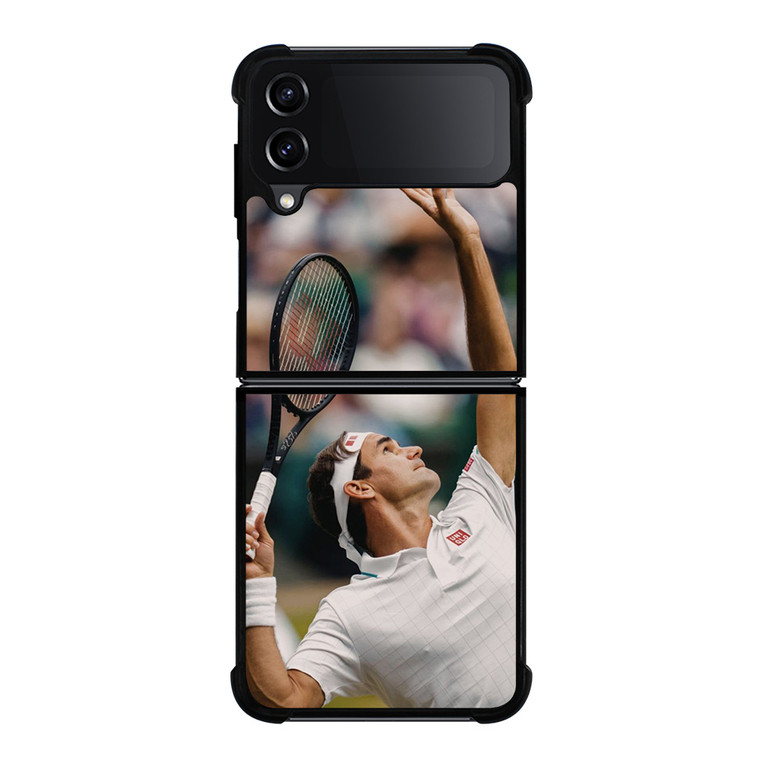 ROGER FEDERER SERVE Samsung Z Flip 4 Case
