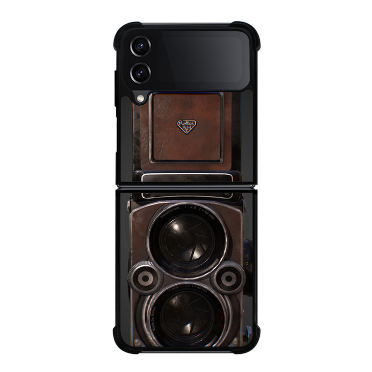 ROLLEIFLEX VINTAGE CAMERA 3 Samsung Z Flip 4 Case