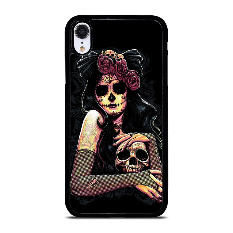 SUGAR SKULL GIRL iPhone XR Case