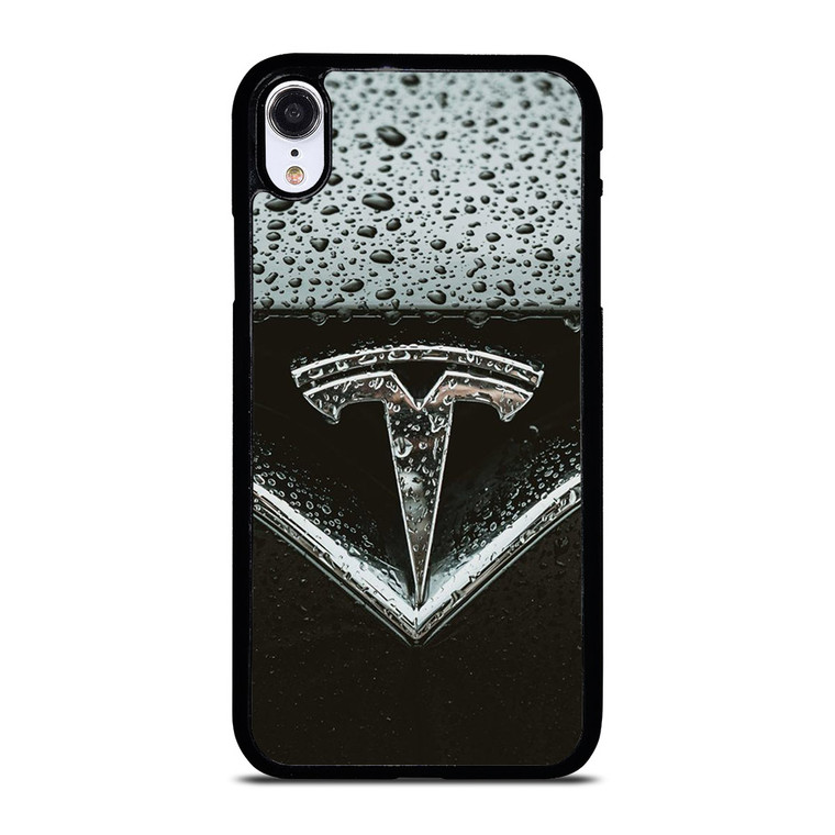 TESLA CAR LOGO 3 iPhone XR Case