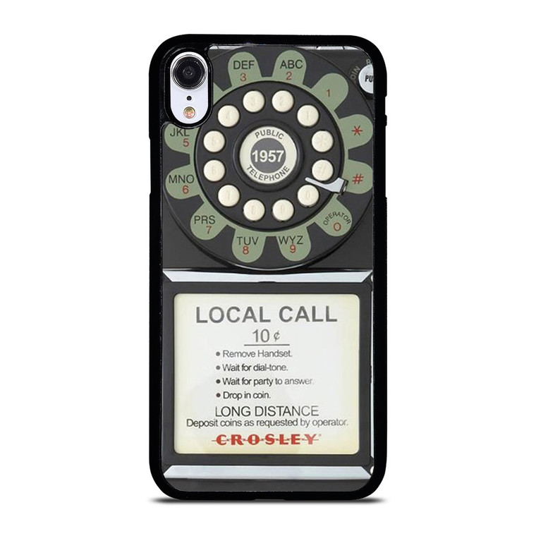 VINTAGE RETRO PAYPHONE 3 iPhone XR Case