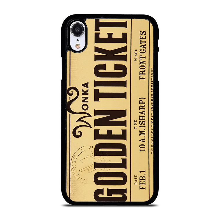 WILLY WONKA GOLDEN TICKET CHOCOLATE BAR iPhone XR Case