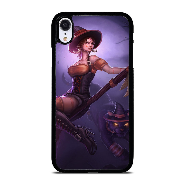 WITCH AND HALLOWEEN MOON iPhone XR Case