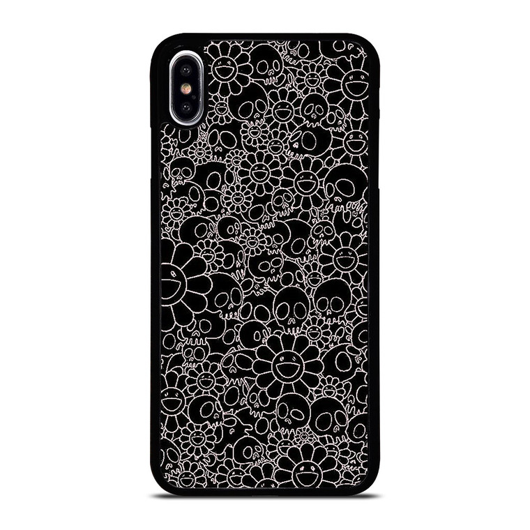TAKASHI MURAKAMI BLACK SKULL iPhone XS Max Case