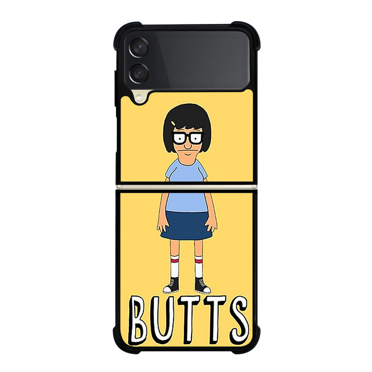 TINA BOBS BURGERS BUTTS Samsung Z Flip 3 Case