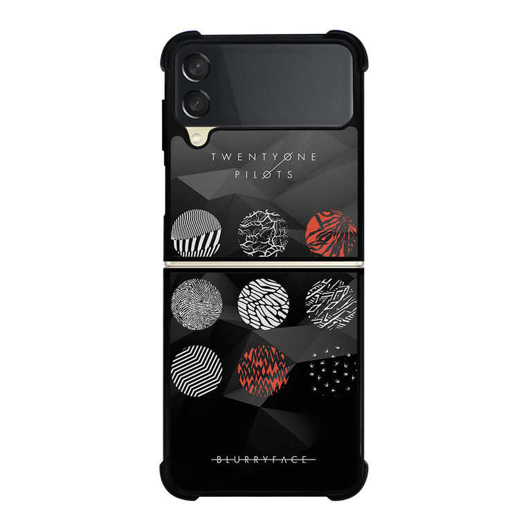 TWENTY ONE PILOTS BLURRYFACE Samsung Z Flip 3 Case TWENTY ONE PILOTS BLURRYFACE Samsung Z Flip 3 Case