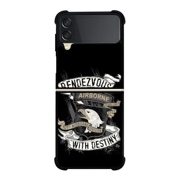 US AIRBORNE EAGLE TATTOOS Samsung Z Flip 3 Case