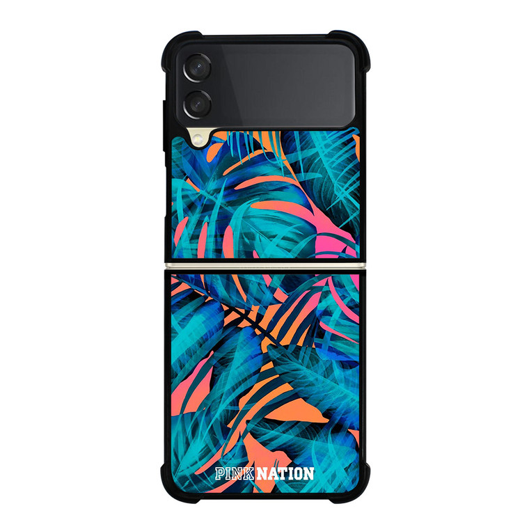 VICTORIA'S SECRET FLORAL PINK 2 Samsung Z Flip 3 Case