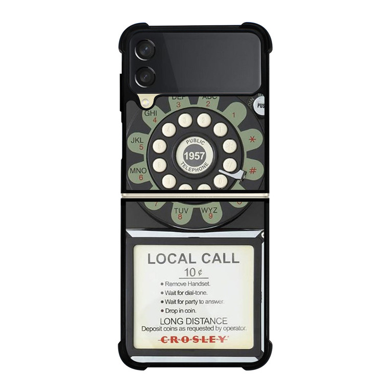 VINTAGE RETRO PAYPHONE 3 Samsung Z Flip 3 Case