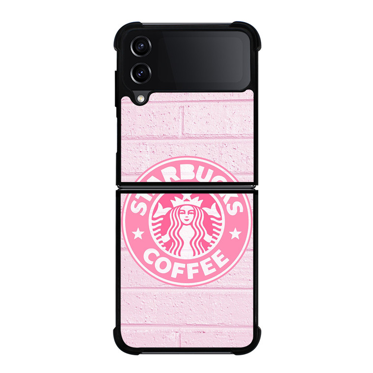 STARBUCKS COFFEE PINK 2 Samsung Z Flip 4 Case