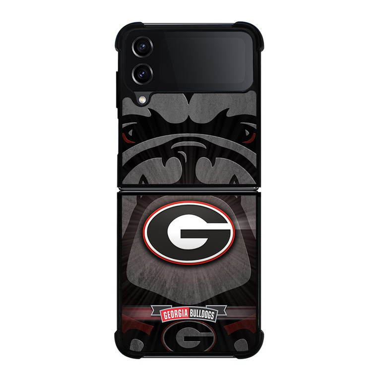UNIVERSITY OF GEORGIA BULLDOGS 2 Samsung Z Flip 4 Case