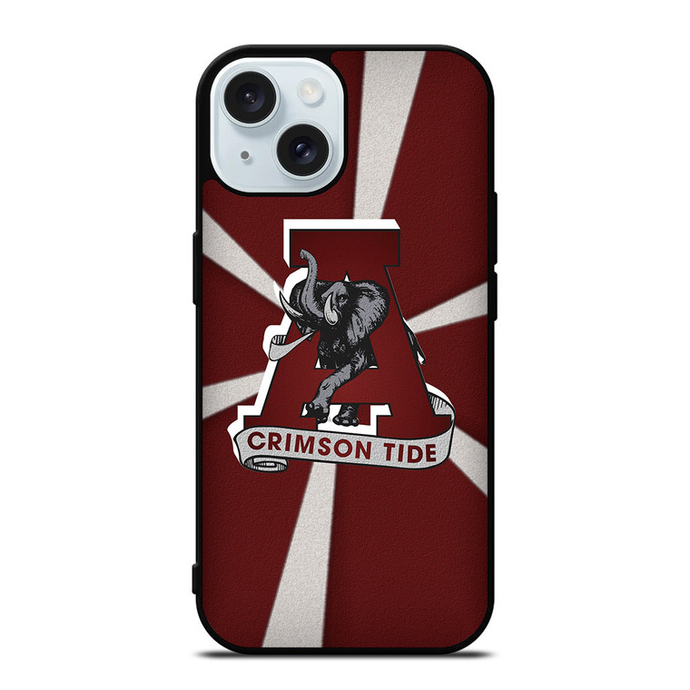 ALABAMA CRIMSON TIDE LOGO 3 iPhone 15 Case