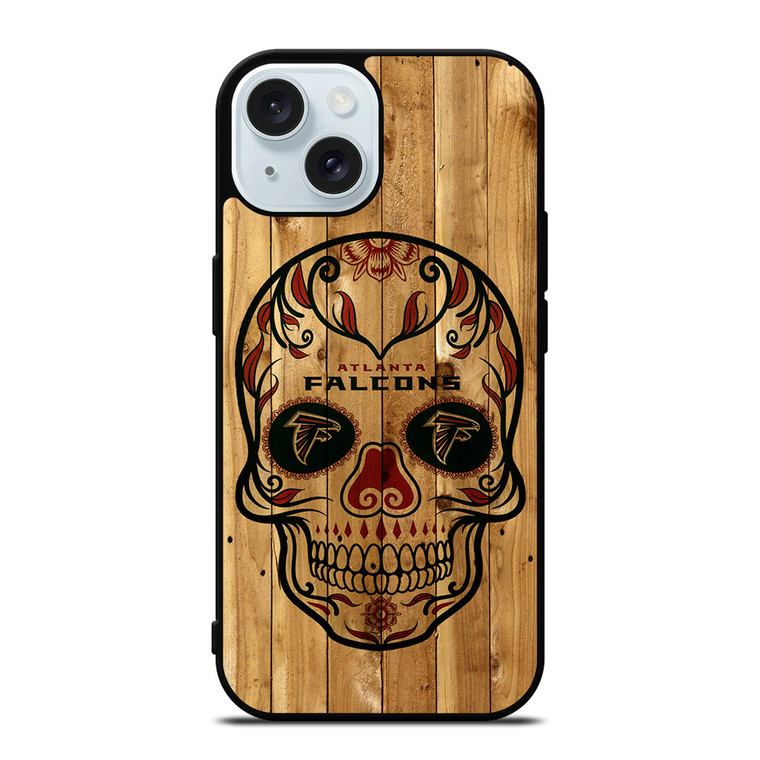 ATLANTA FALCONS SKULL 2 iPhone 15 Case