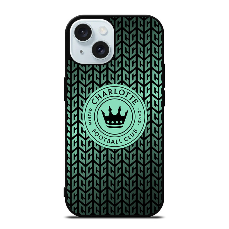 CHARLOTTE FC LOGO 2 iPhone 15 Case