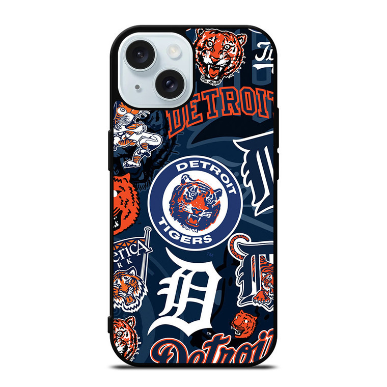 DETROIT TIGERS PATTERN iPhone 15 Case