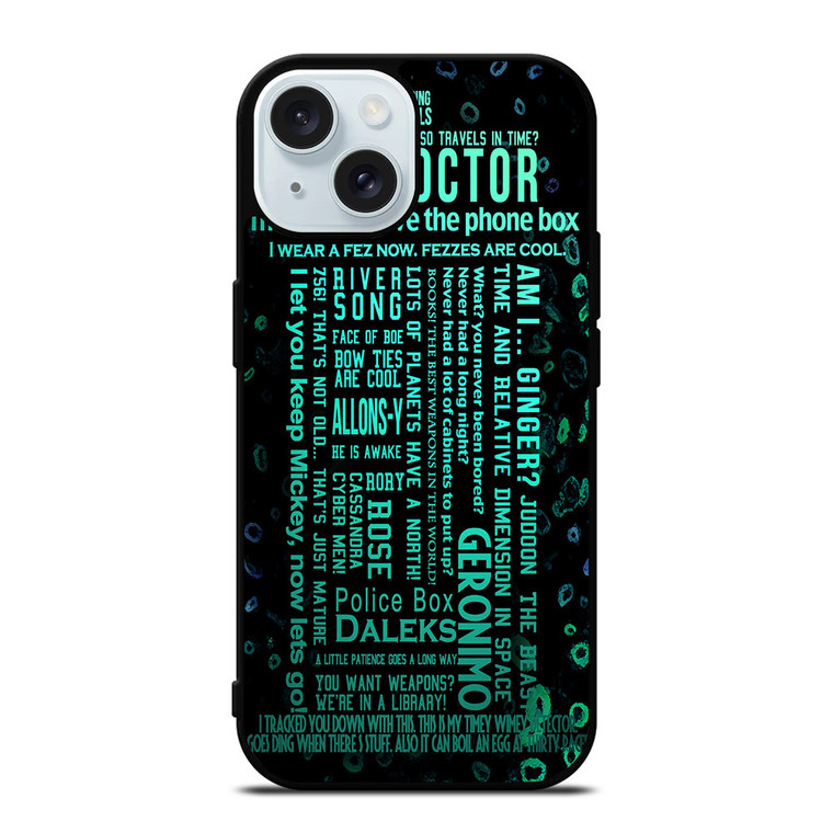 DOCTOR WHO TARDIS iPhone 15 Case