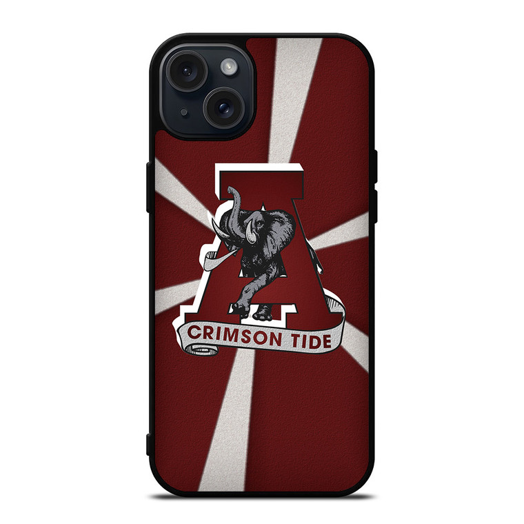 ALABAMA CRIMSON TIDE LOGO 3 iPhone 15 Plus Case