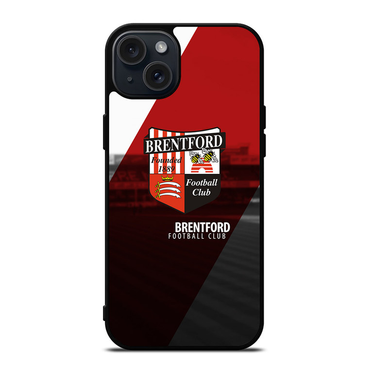 BRENTFORD FC LOGO EPL iPhone 15 Plus Case