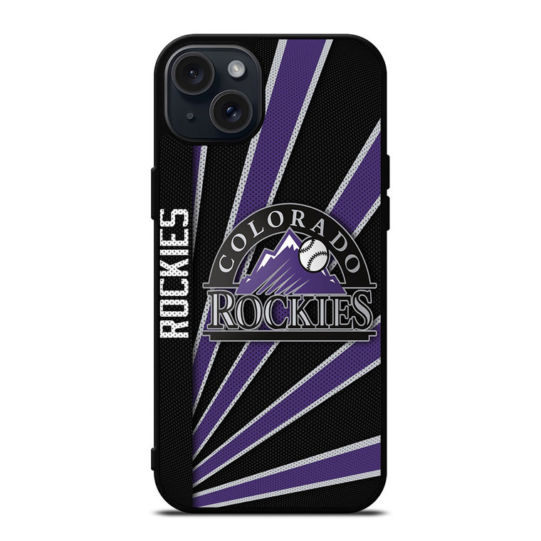 COLORADO ROCKIES LOGO 3 iPhone 15 Plus Case