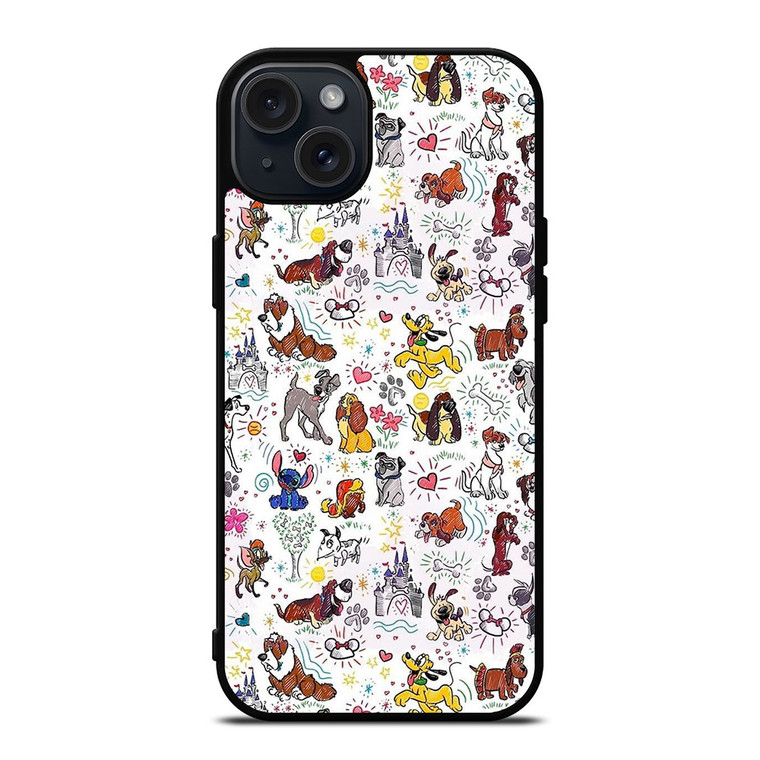 DOONEY DOG PATTERN iPhone 15 Plus Case
