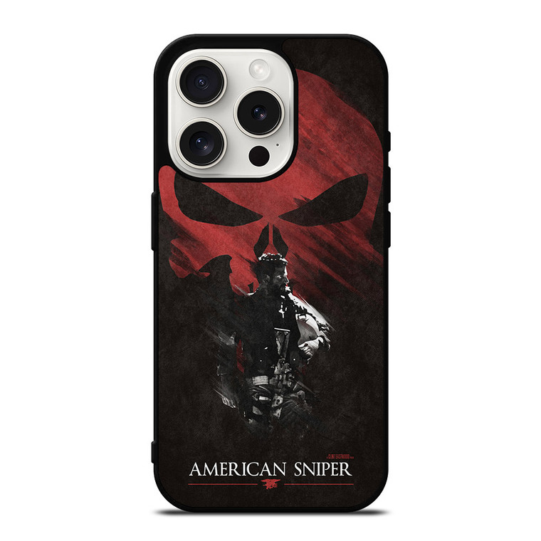 AMERICAN SNIPER SKULL iPhone 15 Pro Case