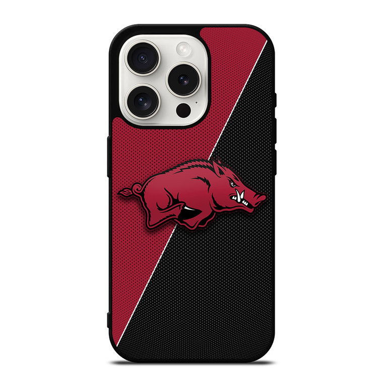 ARKANSAS RAZORBACKS LOGO 3 iPhone 15 Pro Case