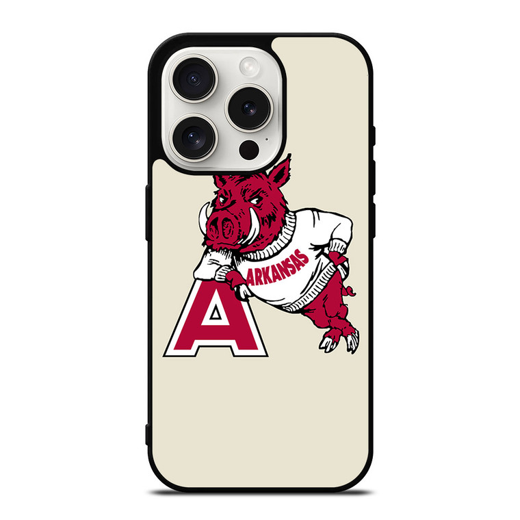 ARKANSAS RAZORBACKS iPhone 15 Pro Case