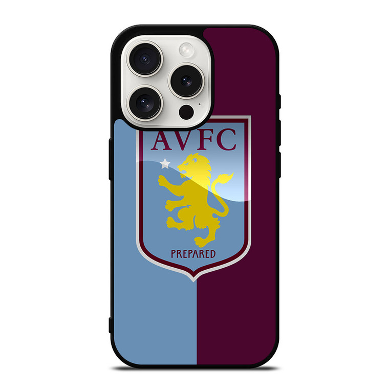 ASTON VILLA FC LOGO EPL 2 iPhone 15 Pro Case