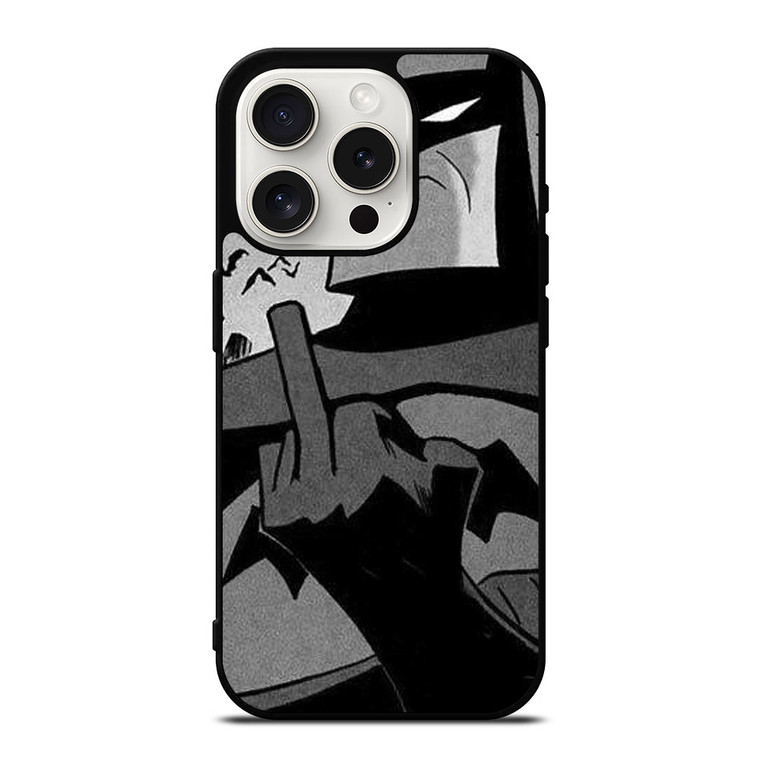 BATMAN MIDDLE FINGER iPhone 15 Pro Case