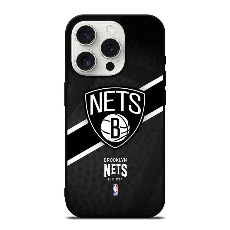 BROOKLYN NETS NBA iPhone 15 Pro Case