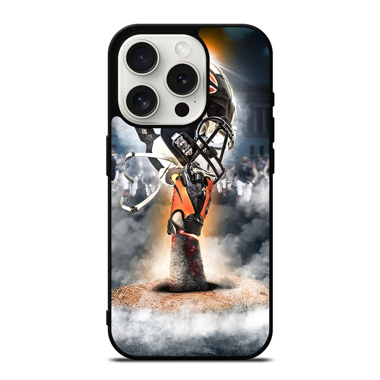 CHICAGO BEARS HELMET iPhone 15 Pro Case