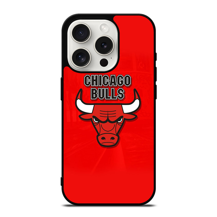 CHICAGO BULLS LOGO iPhone 15 Pro Case