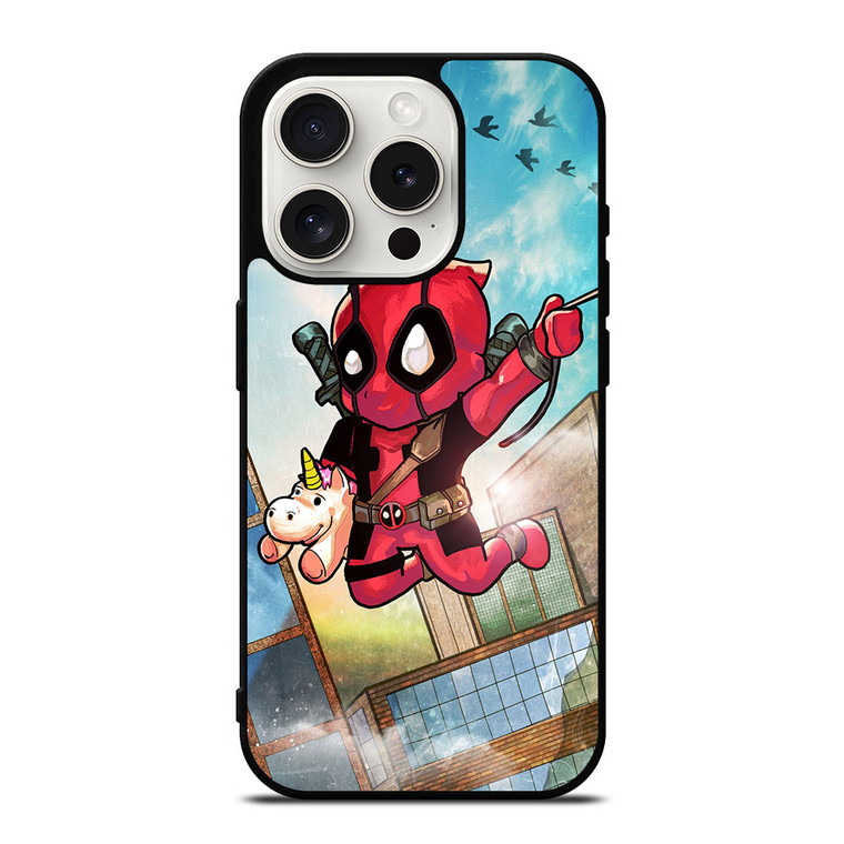 CUTE DEADPOOL ART iPhone 15 Pro Case