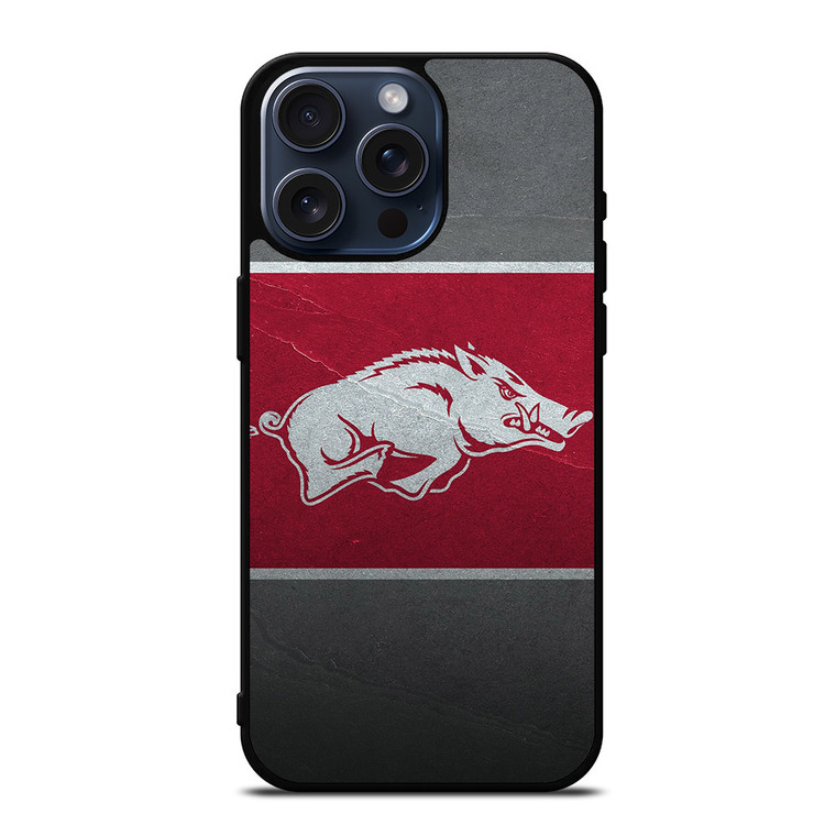 ARKANSAS RAZORBACKS LOGO 4 iPhone 15 Pro Max Case