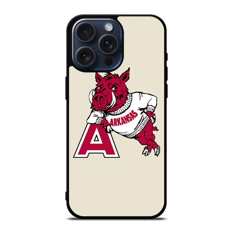ARKANSAS RAZORBACKS iPhone 15 Pro Max Case