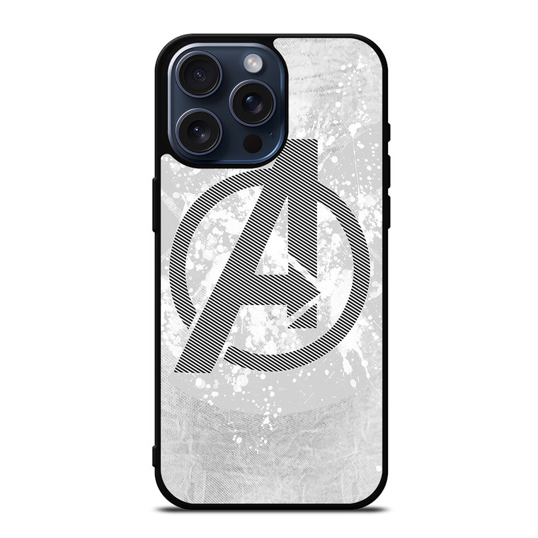 AVENGERS MARVEL LOGO iPhone 15 Pro Max Case