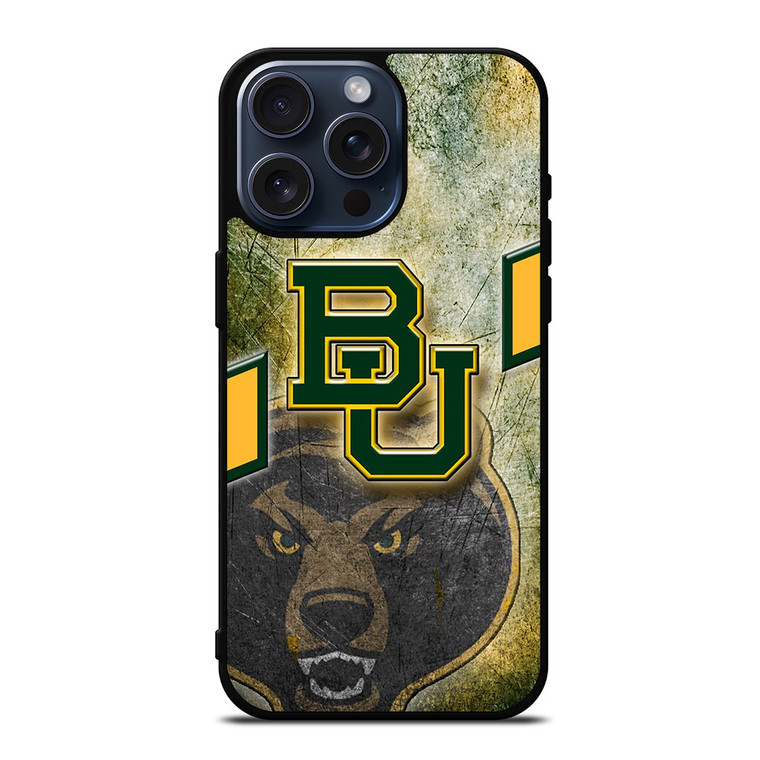 BAYLOR BEARS UNIVERSITY LOGO iPhone 15 Pro Max Case