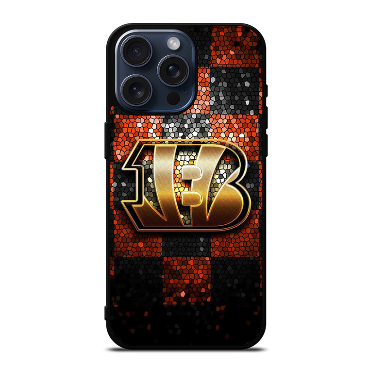 CINCINNATI BENGALS LOGO 2 iPhone 15 Pro Max Case