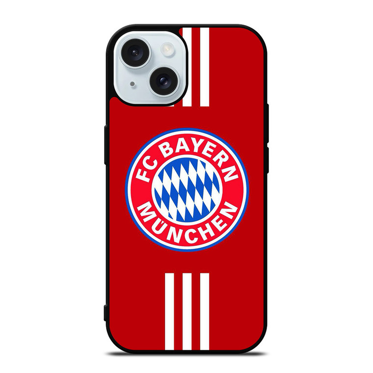 FC BAYERN MUNCHEN LOGO 3 iPhone 15 Case