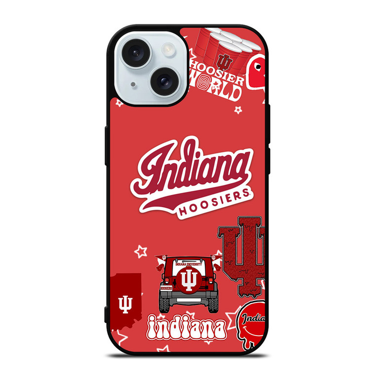 INDIANA HOOSIERS 4 iPhone 15 Case