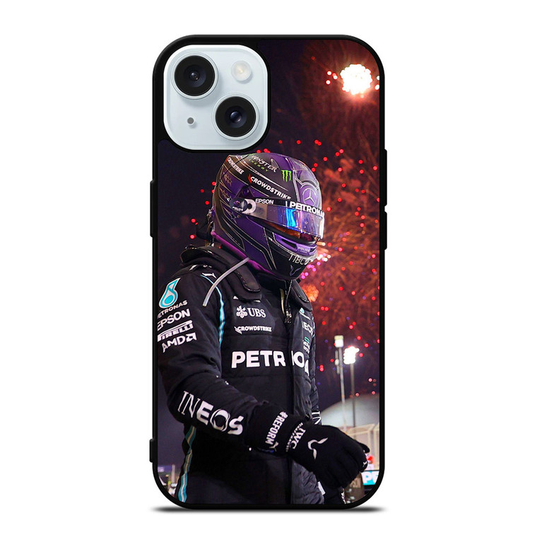 LEWIS HAMILTON FORMULA ONE 3 iPhone 15 Case